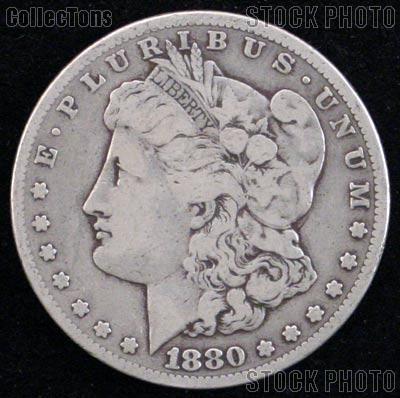 Morgan silver dollar 1880 cc